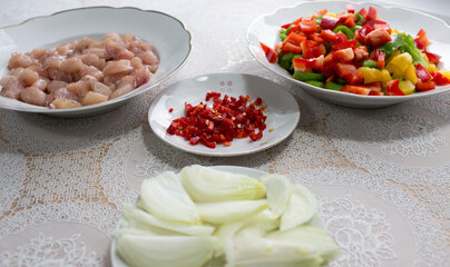 Components for Chicken Mexican.