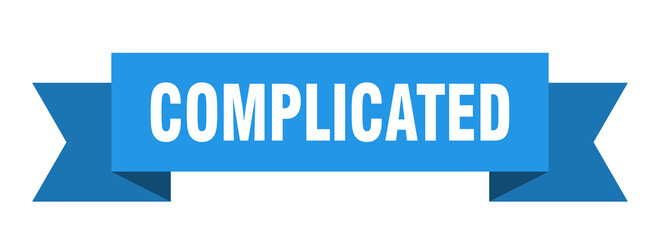 complicated ribbon. complicated isolated band sign. complicated banner