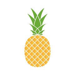 piña vector diseño ilustración fruta ácida verano