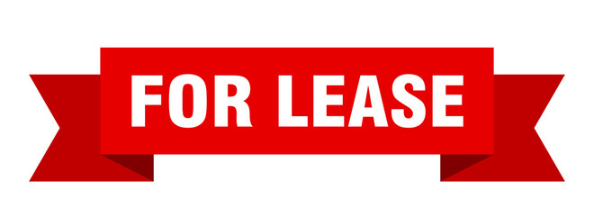 for lease ribbon. for lease isolated band sign. for lease banner
