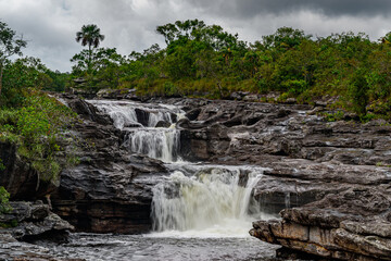 The rainbow river or five colors river is in Colombia one of the most beautiful nature places, is called Crystal Canyon