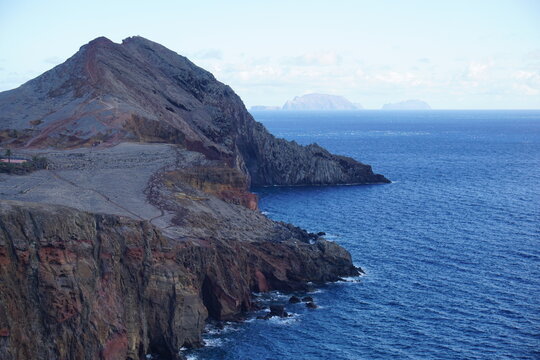 Ponta de S&atilde;o Louren&ccedil;o, trekking on Madeira island, vereda de sao laurenco. October 2019