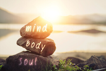 Concept body, mind, soul, spirit