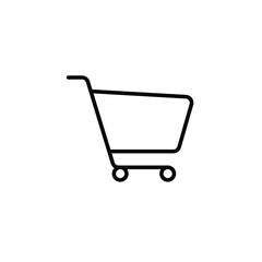 Shopping Cart Icon, flat design best vector icon