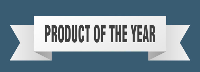 product of the year ribbon. product of the year isolated band sign. product of the year banner