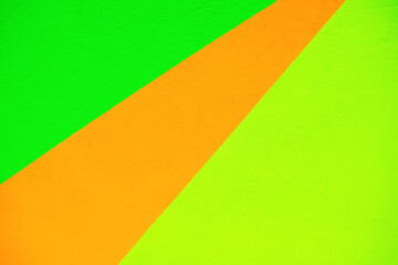 Colored bright stripes on flat surface