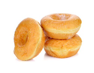 Delicious donuts isolated on a white background