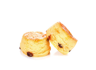 Scones isolated on white background
