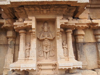 Beautiful architecture, The Ruins of Hampi, Hampi, Karnataka, South India, India