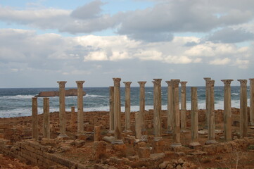 Naklejka premium Ancient ruins of Cyrene, Libya