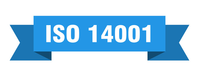 iso 14001 ribbon. iso 14001 isolated band sign. iso 14001 banner