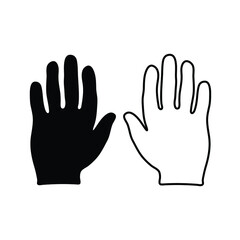 Hands vector icon. eps 10