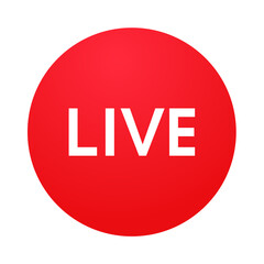 Live streaming symbol Online broadcast icon The concept of live streaming for selling on social media.