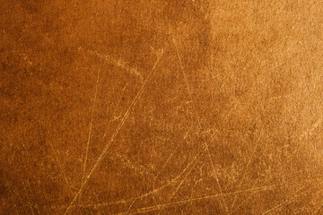 rust background, scratched lines on old rusty surface, macro view