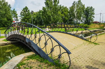 Bridge in the city Park