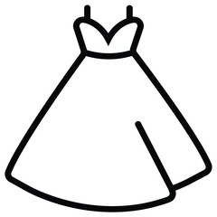 Dress Icon vector graphic Design