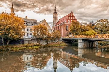 Stare Miasto w Opolu nad Młynówką © Henryk Niestrój