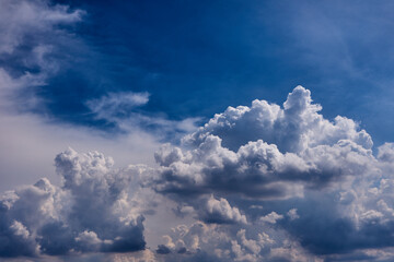 Fototapeta na wymiar The cloudscape in the storm season