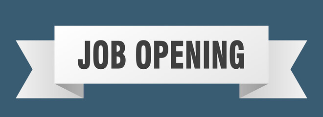 job opening ribbon. job opening isolated band sign. job opening banner