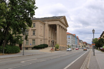 Fototapeta na wymiar Meiningen Germany Thüringen Historic Old Town Architectur