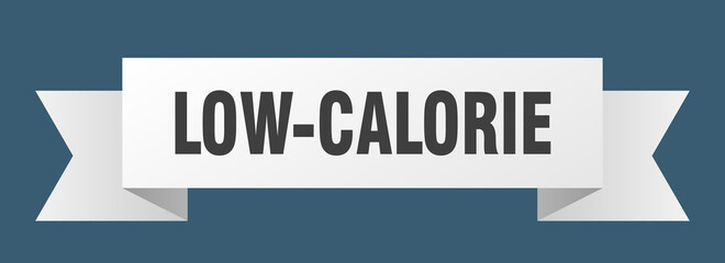 low-calorie ribbon. low-calorie isolated band sign. low-calorie banner