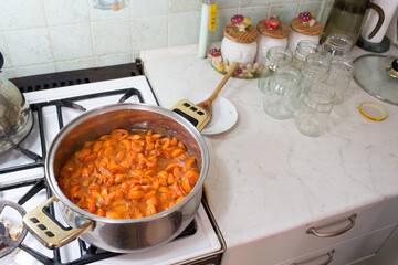Apricot jam.