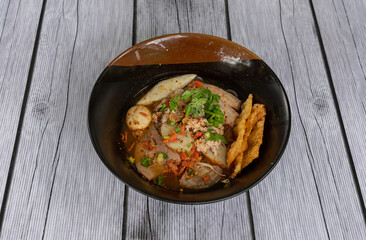 Thai Mixed Dishes of Soups and Rice 