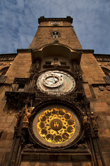 Rathausuhr Atomuhr in prag