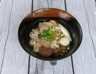 Thai Mixed Dishes of Soups and Rice 