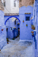 Chefchaouen, blue city of Morocco.