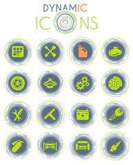 Auto Service dynamic icons