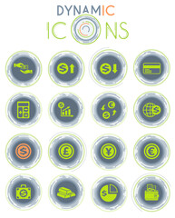 currency exchange dynamic icons