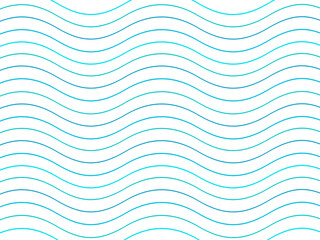 Thin wavy pattern of sea water shades