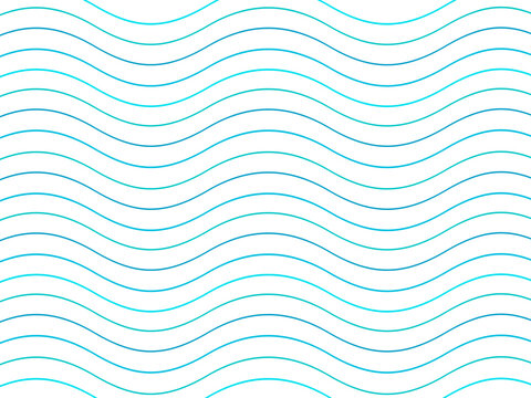 Thin wavy pattern of sea water shades