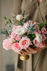 wedding bouquet of roses