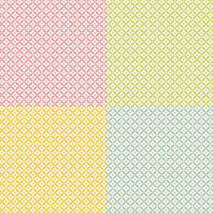 seamless pastel geometric patterns