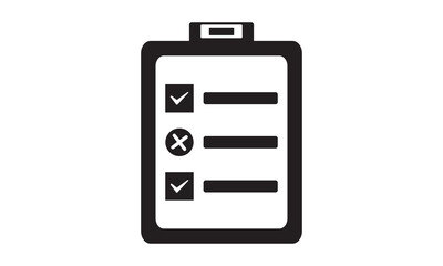 Business checklist, survey, test icon