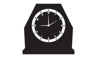 Clock icon. vector graphics design