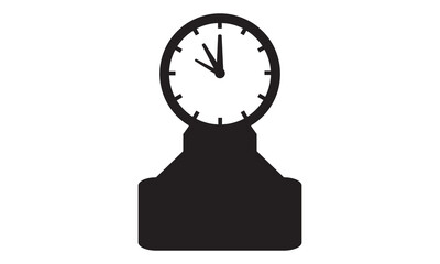 Clock icon vector graphics design