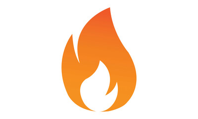 Fire burning icon. vector graphics