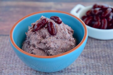 Kidney bean paste or dip