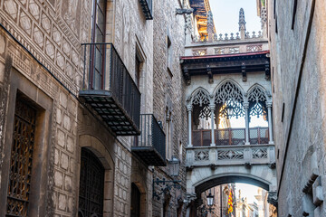 Barrio Gótico, Spanish for 'Gothic Quarter,' is one of the oldest and most beautiful districts in Barcelona, Spain