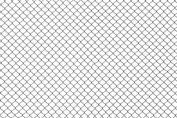 Naklejka premium cage metal wire on pale white background