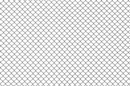 cage metal wire on pale white background