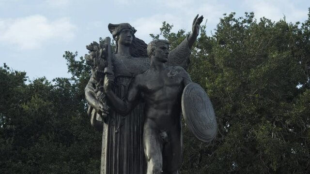 Confederate Statue at Dawn in Charleston, South Carolina, Static