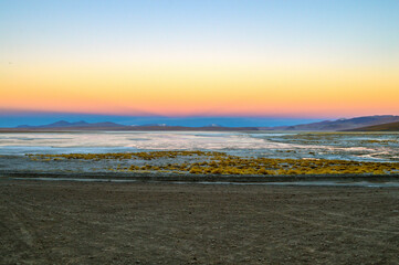 Salar de Uyuni salt flat in Bolivia