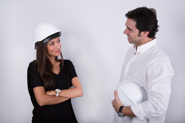 Architects in their office