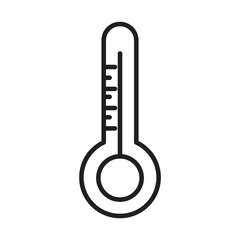 thermometer healthcare medical and hospital pictogram line style icon