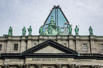 Mary, Queen of World Cathedral (Cathedrale Marie-Reine-du-Monde, 1894) - a minor basilica in...
