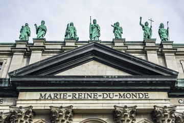 Mary, Queen of World Cathedral (Cathedrale Marie-Reine-du-Monde, 1894) - a minor basilica in...